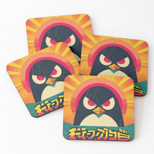 Item preview, Retro Poster Japanese Pop Culture Sinister Penguin designed and sold by IAPICTURE.