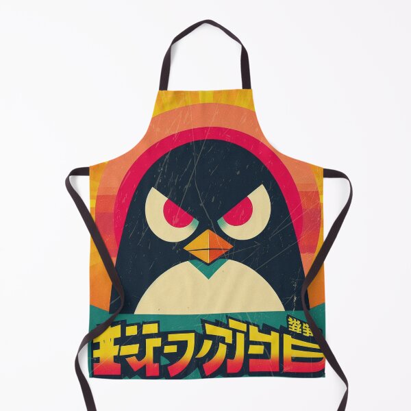 Item preview, Retro Poster Japanese Pop Culture Sinister Penguin designed and sold by IAPICTURE.