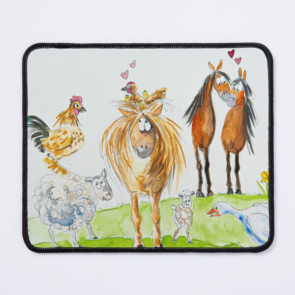 Item preview, Alan the Shetland pony and friends with Spring Fever!! designed and sold by may whiston.