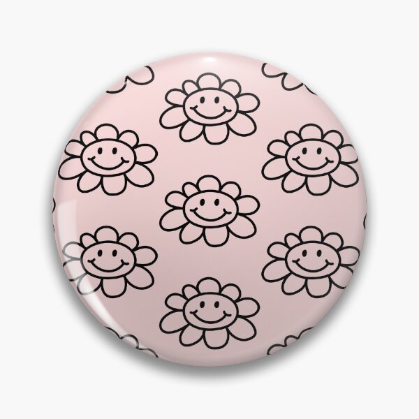 Item preview, Smiley Line Flower ; Boho Flower Pattern designed and sold by PatternInArt.