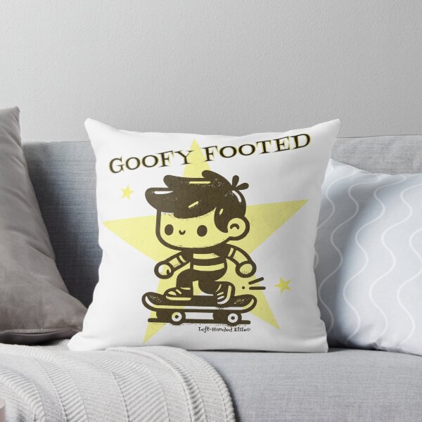 Item preview, Goofy Footed retro skateboarding design designed and sold by lefthandedelite.