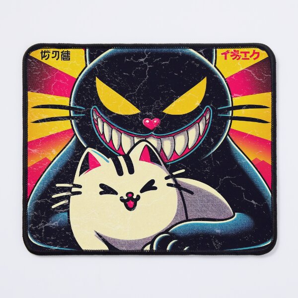 Item preview, Retro Vintage Japanese Poster Sinister Cat designed and sold by IAPICTURE.