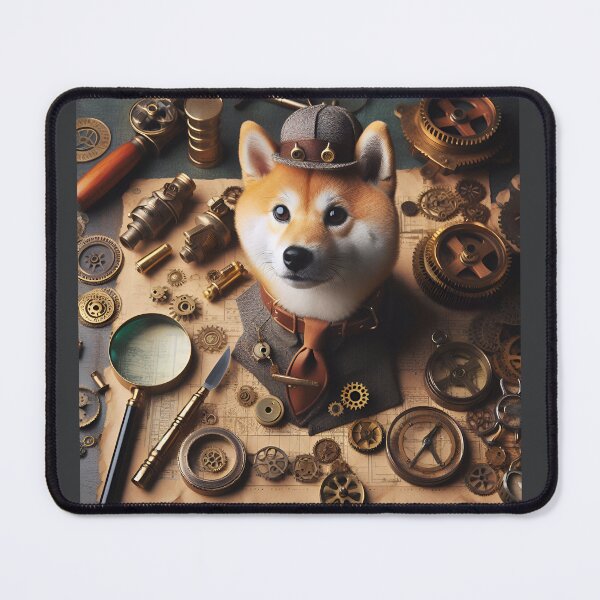 Item preview, Shiba Inu Marvel designed and sold by PawspectCreate.