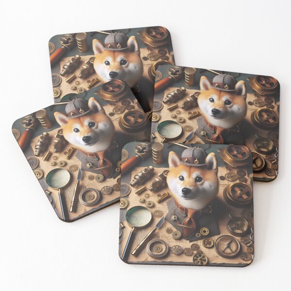 Item preview, Shiba Inu Marvel designed and sold by PawspectCreate.