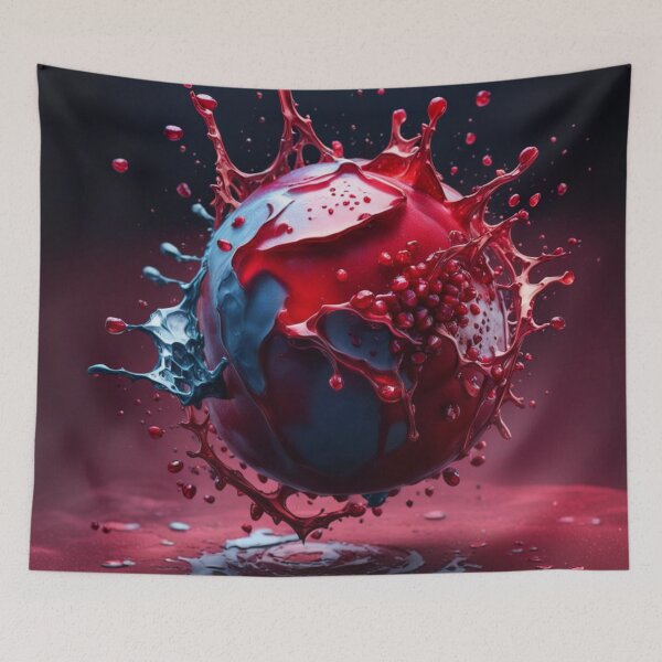 Item preview, Pomegranate Blueberry Explosion designed and sold by BeeTheArtCo.