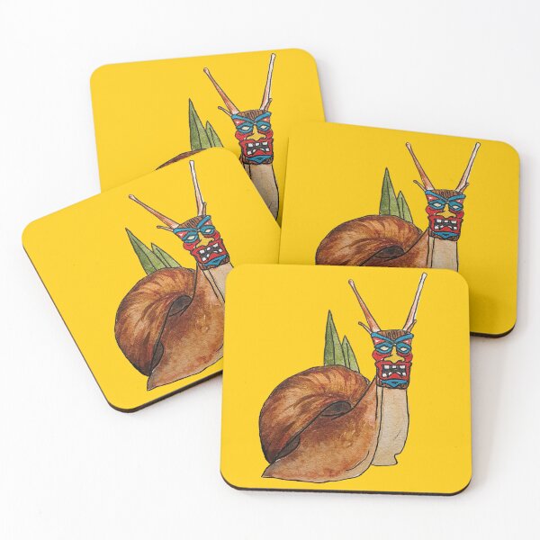 Item preview, Tiki snail designed and sold by mimberart.