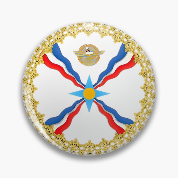 Item preview, Golden Assyrian Flag designed and sold by doniainart.