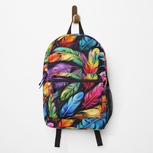 Item preview, Colorful Feathers | Abstract designed and sold by BeeTheArtCo.