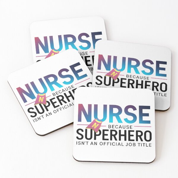 Item preview, Nurse Because Superhero Isn't An Official Job Title Hospital Outfit Health Medical designed and sold by Cr320.