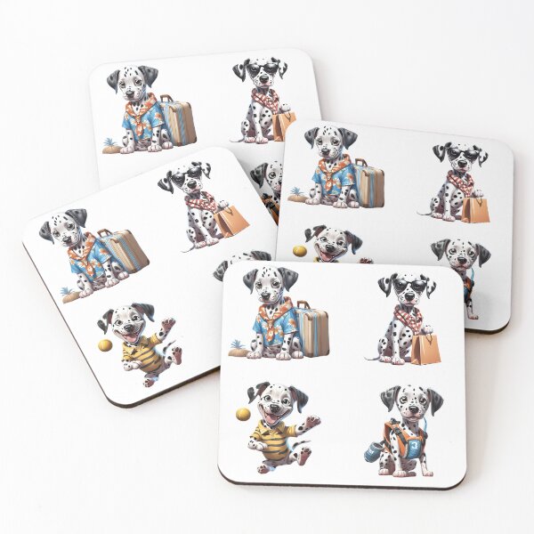 Item preview, Dalmatian cute puppy dog travel Sticker Pack 2 designed and sold by Keffy.