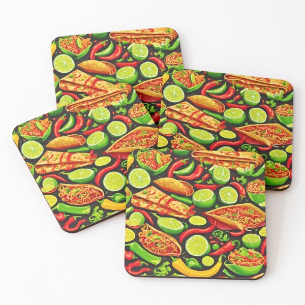 Item preview, Spicy Taco and Lime Art designed and sold by Health And Fitness Posts e-Store.