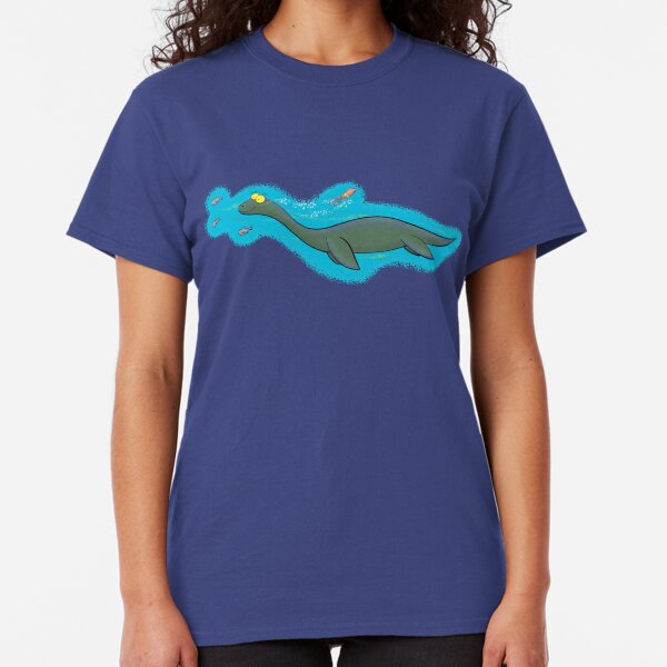 Cute sea monster or plesiosaur Classic T-Shirt