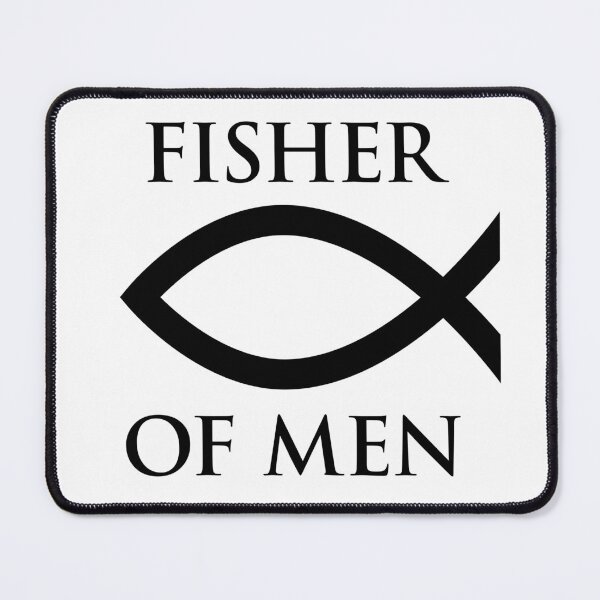 Item preview, Fisher of Men - Black on White designed and sold by joshcartoonguy.