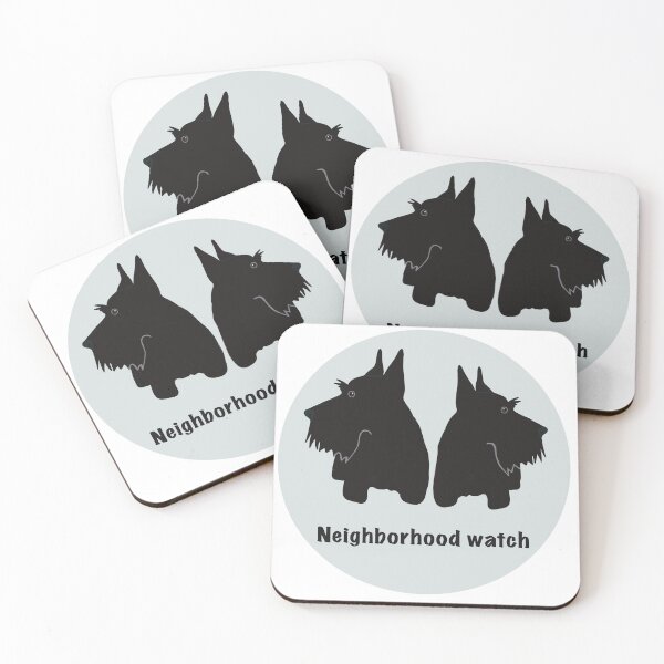 Item preview, Scottie Neighborhood Watch designed and sold by Janpaints22.