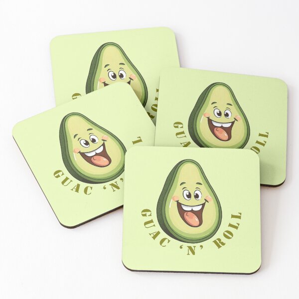 Item preview, Guac n roll- funny avocado food pun designed and sold by TeeToDate.