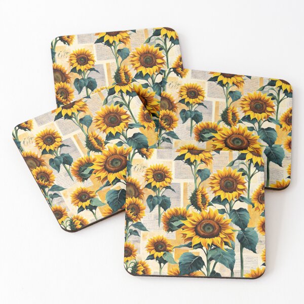 Item preview, Vintage Sunflowers designed and sold by BeeTheArtCo.