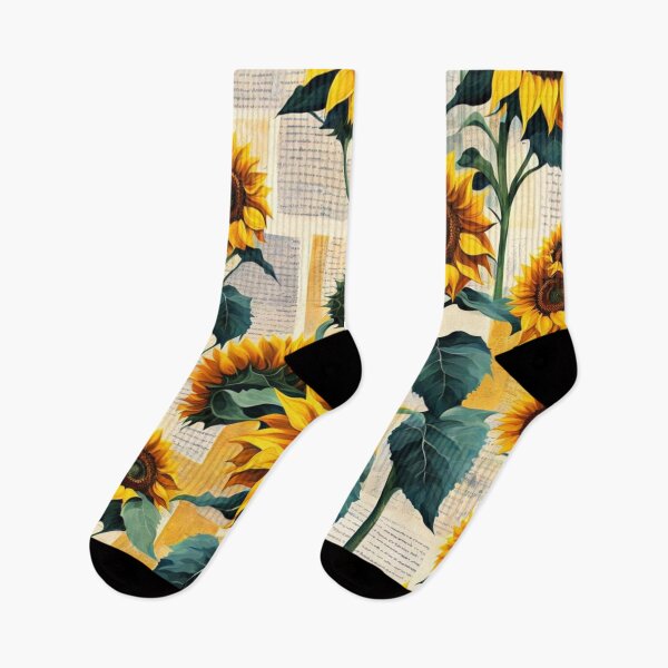 Item preview, Vintage Sunflowers designed and sold by BeeTheArtCo.