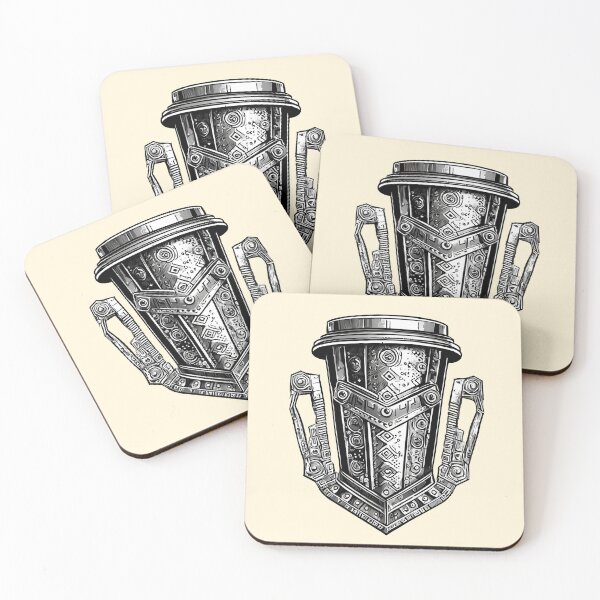 Item preview, Protected by Coffee designed and sold by drawbey.