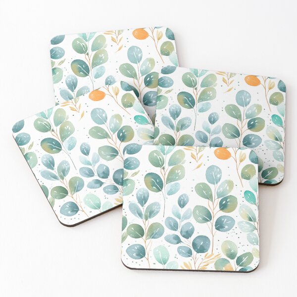 Item preview, Eucalyptus Pattern Watercolor designed and sold by Karin Schön.