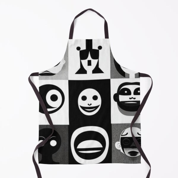Item preview, Abstract Faces - B&W designed and sold by BeeTheArtCo.