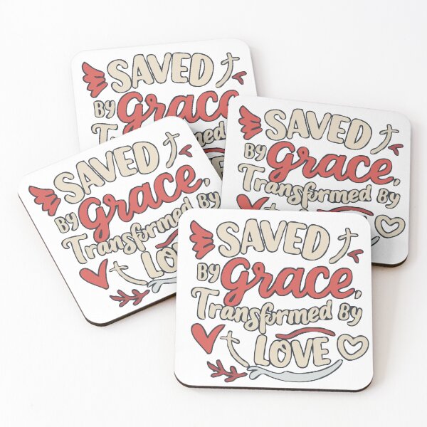 Item preview, Saved by Grace Transformed by Love designed and sold by Crow8ster.