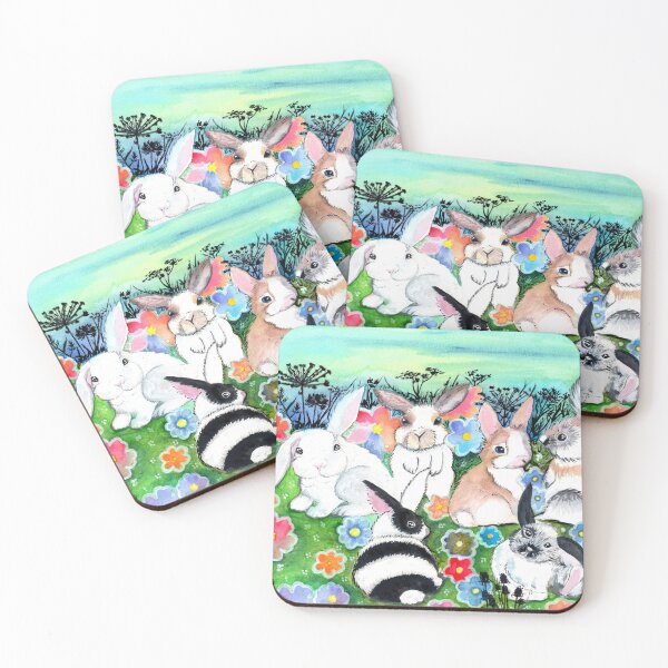 Aperçu de l'œuvre Bunny Buddies créée et vendue par ArtByBeatriz.