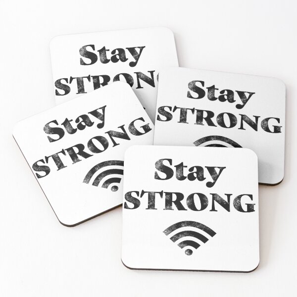 Item preview, Stay strong, wifi. Wi-fi monochromatic designed and sold by Drawmecute.