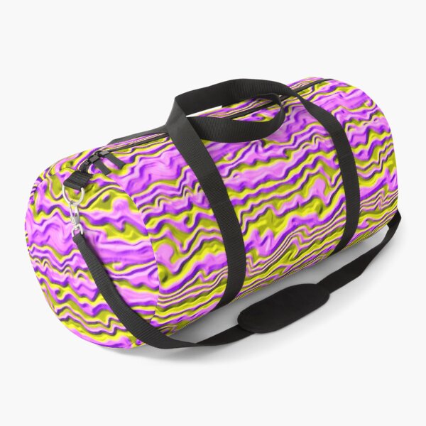 Item preview, 3D Wavy Yellow and Purple Stripes designed and sold by TheRulerofEarth.