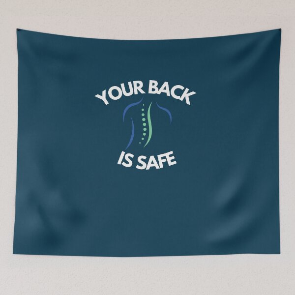 Item preview, Your back in safe | beautiful physiotherapist quotes Essential for you  designed and sold by Zayed  Mahmoud.