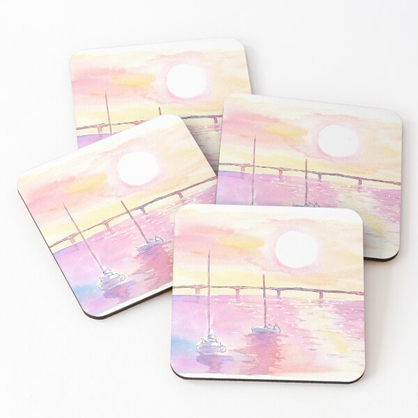 Item preview, Typical Florida Scene with Causeway Sea and Sun designed and sold by artshop77.