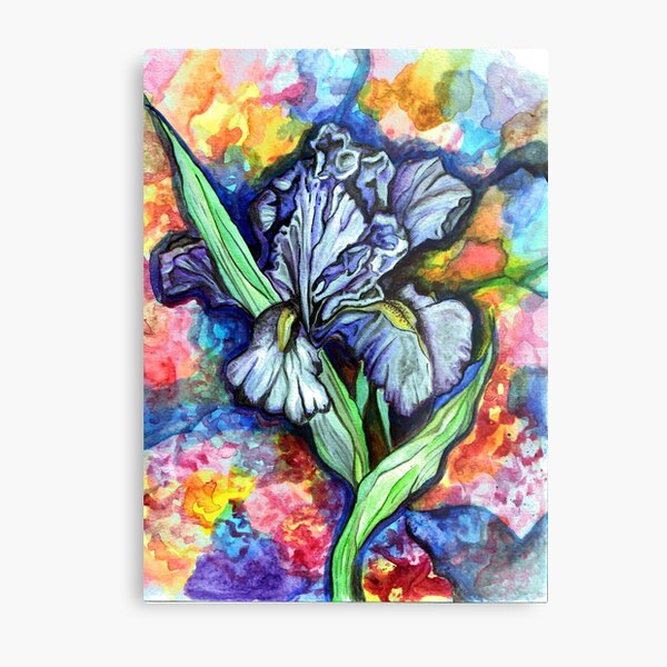 Item preview, Iris Blue designed and sold by ArtByBeatriz.