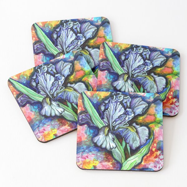Item preview, Iris Blue designed and sold by ArtByBeatriz.