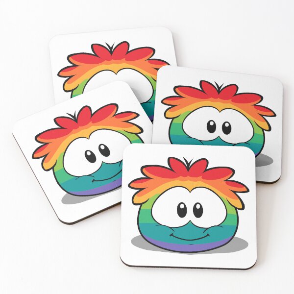 Item preview, Rainbow Pride Puffle  designed and sold by Peeshes.