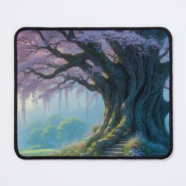 Item preview, A Captivating Landscape with a Blossoming Tree designed and sold by Animepic222.