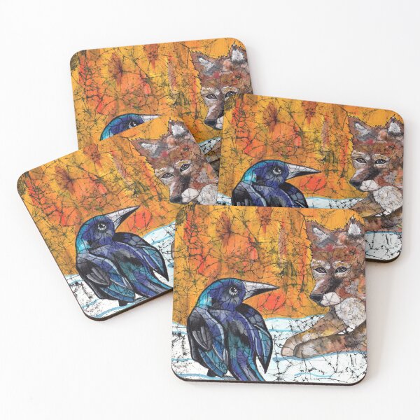 Item preview, Raven and Wolf designed and sold by ArtByBeatriz.