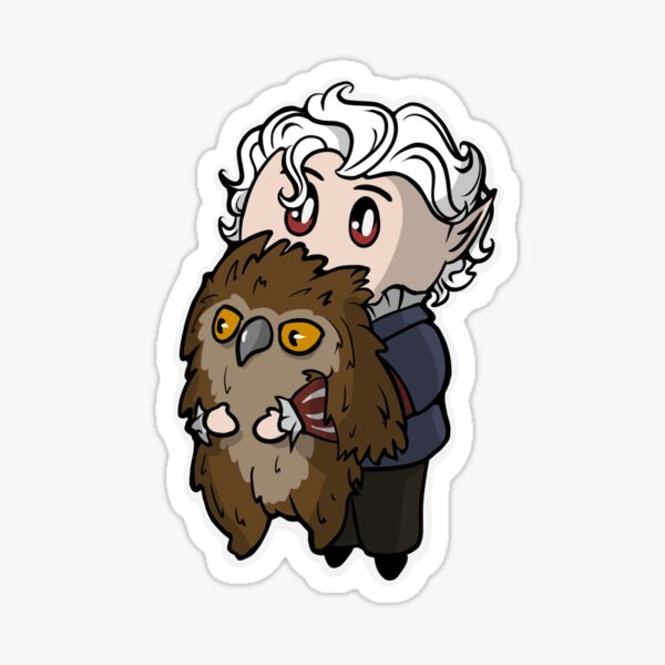 Item preview, Cute Astarion with Owl Bear | Baldurs Gate 3 | BG3 | DND | Baldurs Gate 3 | BG3 | DND designed and sold by SquirkyShop.