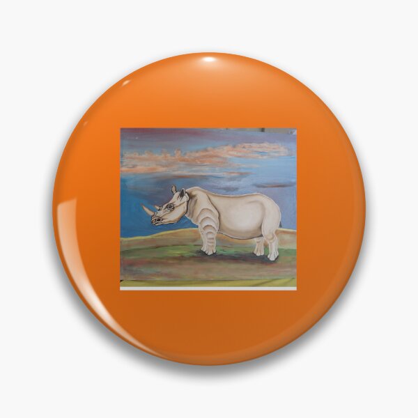 Item preview, Hand painted Rhino in Nakuru National Park Kenya designed and sold by annenambiro.