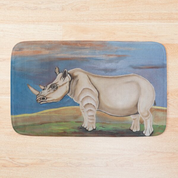 Item preview, Hand painted Rhino in Nakuru National Park Kenya designed and sold by annenambiro.