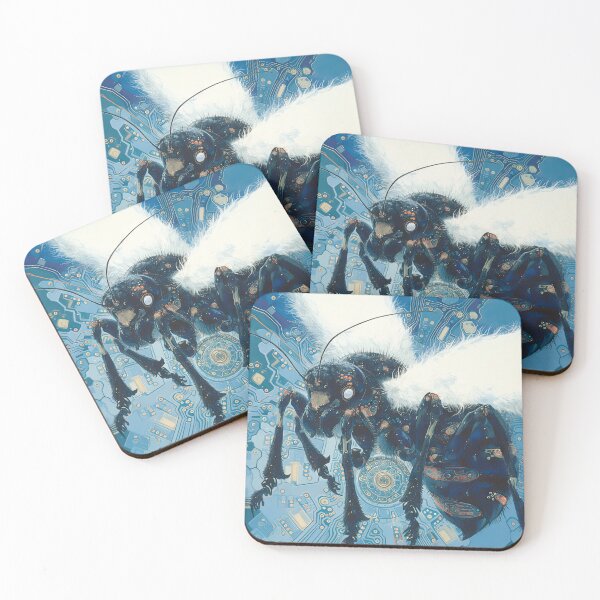 Item preview, White thistledown velvet ant's body is a circuit board. designed and sold by Ccjib.
