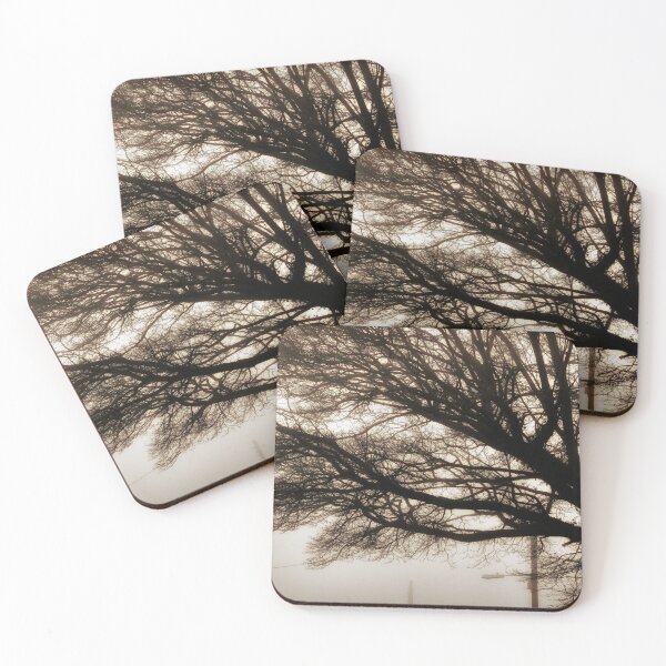 Item preview, Morning Fog with Tree designed and sold by FOLK ART FUSION by heidiannemorris.