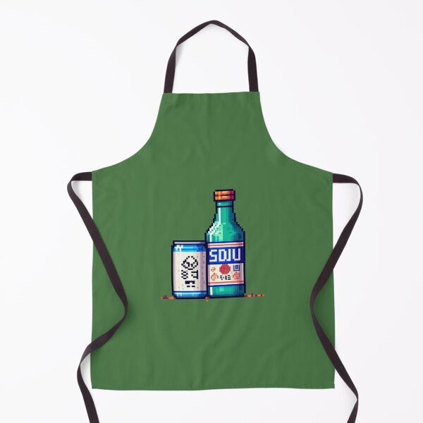 Item preview, Korea soju bar alcohol 8-bit game pixel art designed and sold by WindInMay.