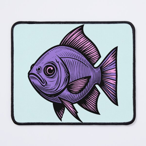 Item preview, Purple fish designed and sold by AdamMuranski.