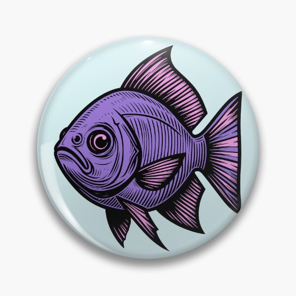 Item preview, Purple fish designed and sold by AdamMuranski.