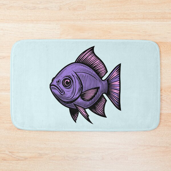 Item preview, Purple fish designed and sold by AdamMuranski.