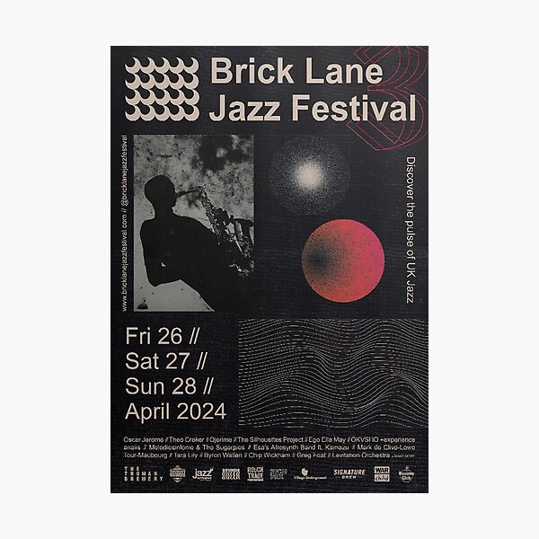 Item preview, Brick Lane Jazz Festival 2024 designed and sold by KeiraLawrence.
