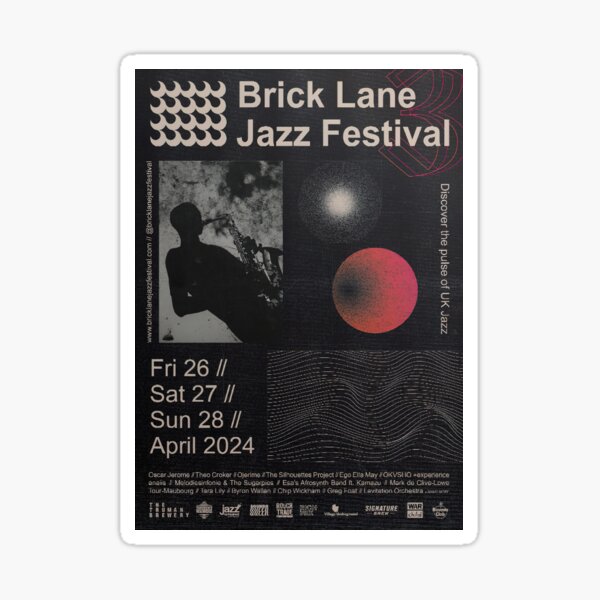 Item preview, Brick Lane Jazz Festival 2024 designed and sold by KeiraLawrence.