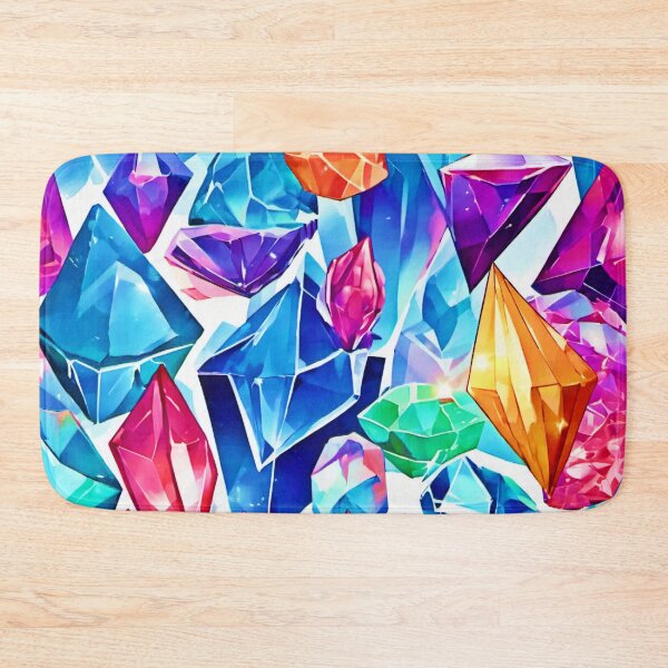 Item preview, Colorful Crystal Shard Design designed and sold by Health And Fitness Posts e-Store.