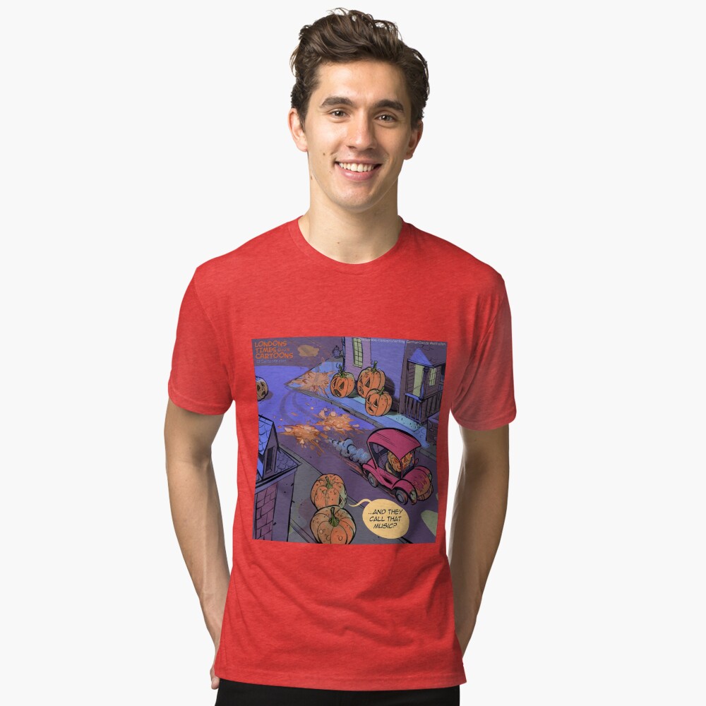 Item preview, Tri-blend T-Shirt designed and sold by ltcartoons.