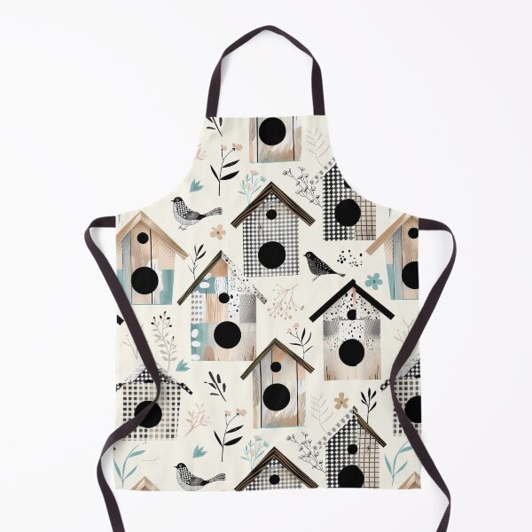 Item preview, Charming Birdhouse and Nature Pattern: Whimsical Home Decor and Apparel Design - Perfect for Bird Lovers and Spring Enthusiasts designed and sold by David Balzen.