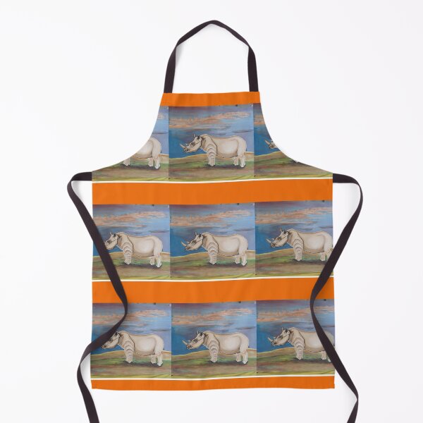 Item preview, Hand painted Rhino in Nakuru National Park Kenya designed and sold by annenambiro.